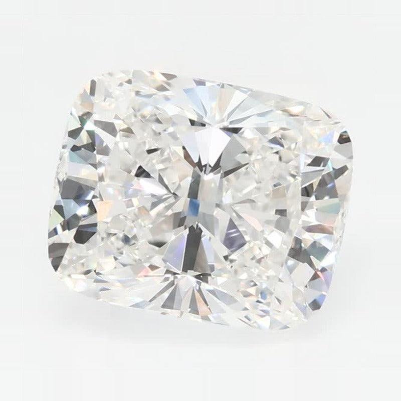 4.10 ct Lab-Grown Diamond – F VVS2 – Elongated Cushion Cut – GCAL Certified — Sapphire Row · cut7