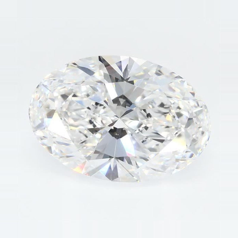 3.49 ct Lab-Grown Diamond – D VVS2 – Oval Cut – GCAL Certified — Sapphire Row · cut7