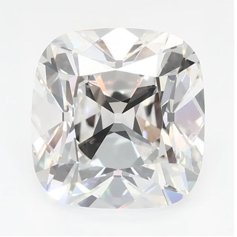 2.03 ct Lab-Grown Diamond – F VVS2 – Cushion Cut – Old Mine Cut – GCAL Certified — Sapphire Row · cut7
