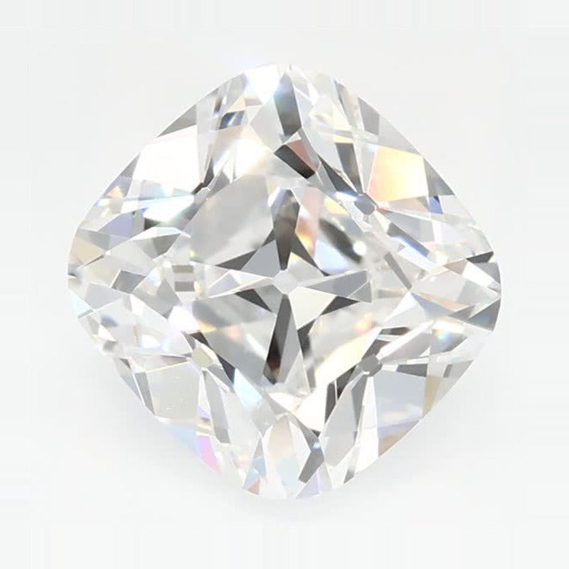 2.01 ct Lab-Grown Diamond – E VVS2 – Cushion Cut – Old Mine Cut – GCAL Certified — Sapphire Row · cut7