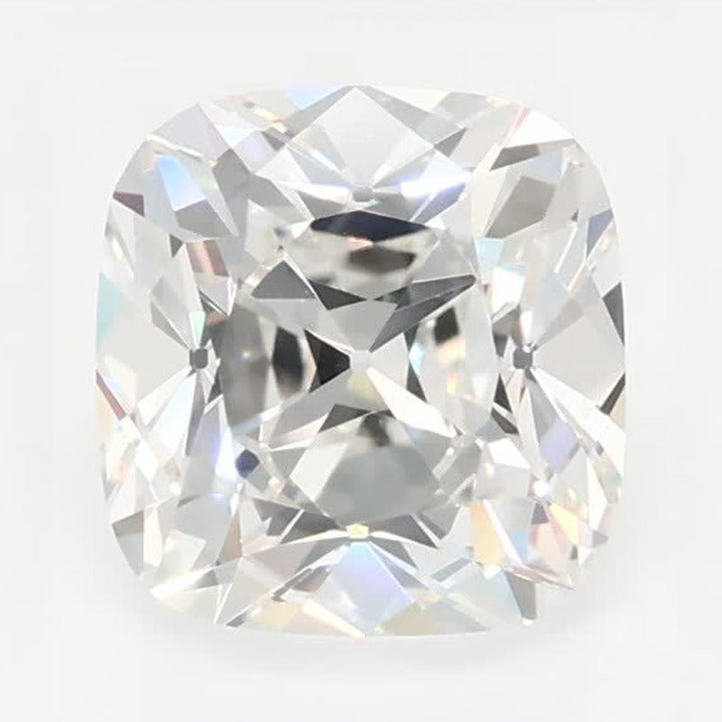 1.56 ct Lab-Grown Diamond – G VVS2 – Cushion Cut – Old Mine Cut – GCAL Certified — Sapphire Row · cut7