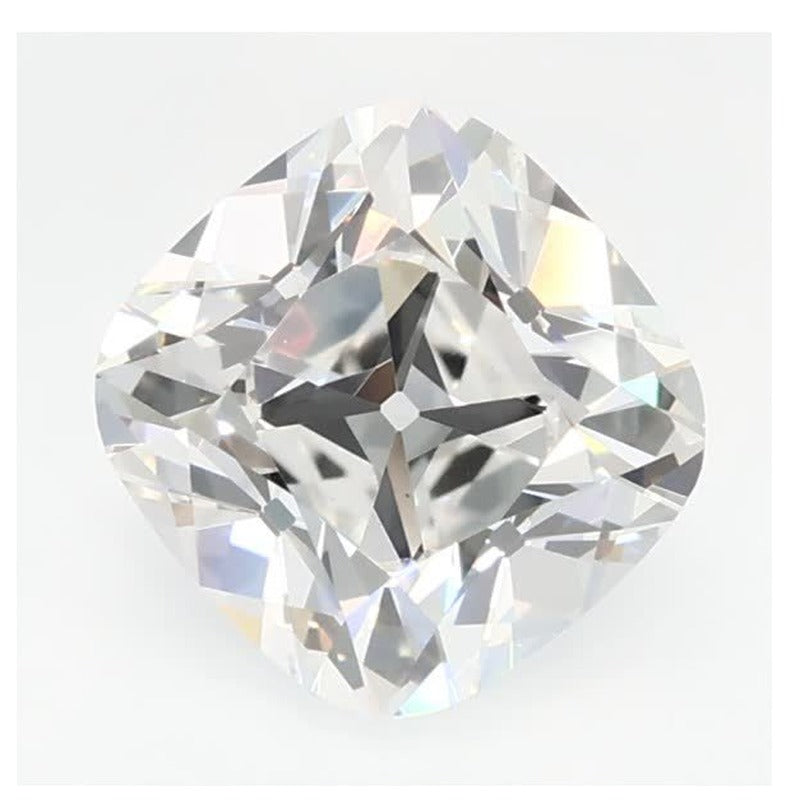 1.56 ct Lab-Grown Diamond – F VS1 – Cushion Cut – Old Mine Cut – GCAL Certified — Sapphire Row · cut7