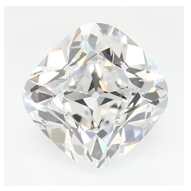 1.54 ct Lab-Grown Diamond – F VVS2 – Cushion Cut – Old Mine Cut – GCAL Certified — Sapphire Row · cut7