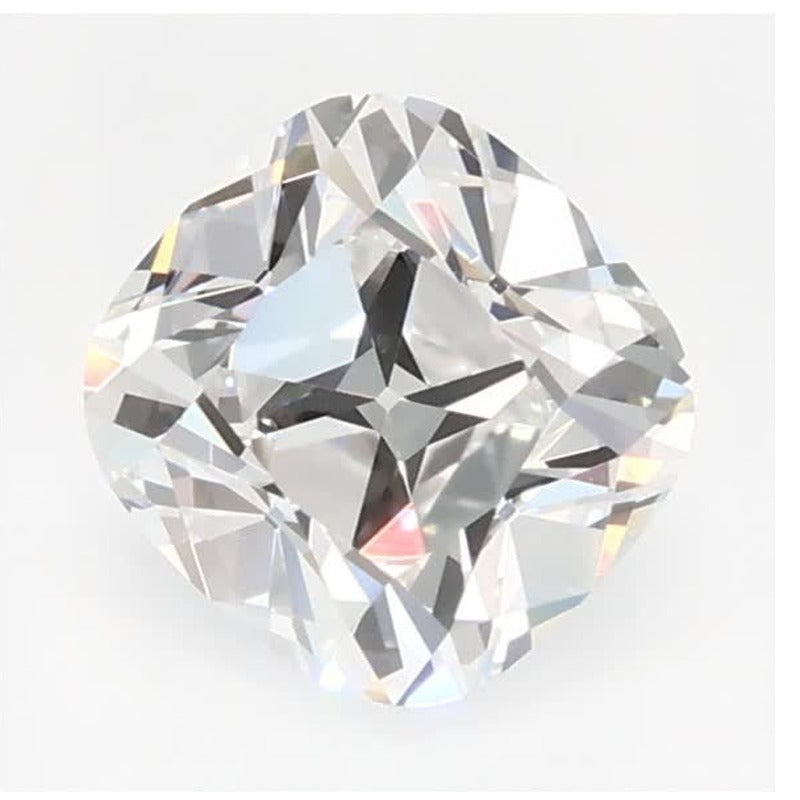 1.08 ct Lab-Grown Diamond – F VVS2 – Cushion Cut – Old Mine Cut – GCAL Certified — Sapphire Row · cut7