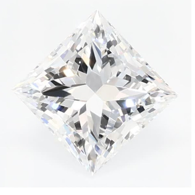 0.82 ct Lab-Grown Diamond – D VVS2 – Square Cut – GCAL Certified — Sapphire Row · cut7
