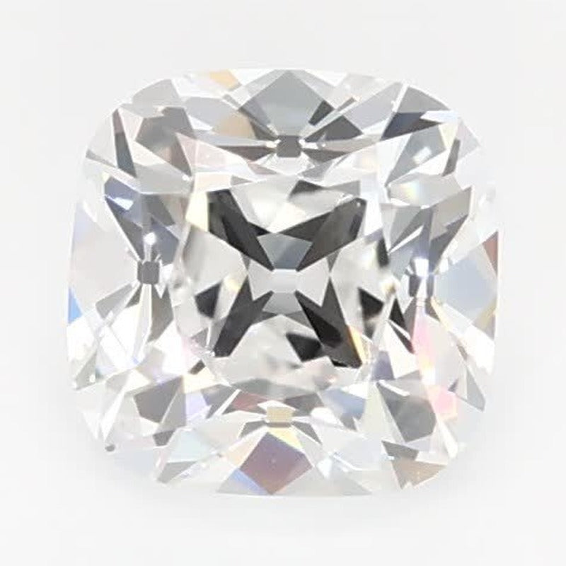 0.65 ct Lab-Grown Diamond – E VVS2 – Cushion Cut – Old Mine Cut – GCAL Certified — Sapphire Row · cut7