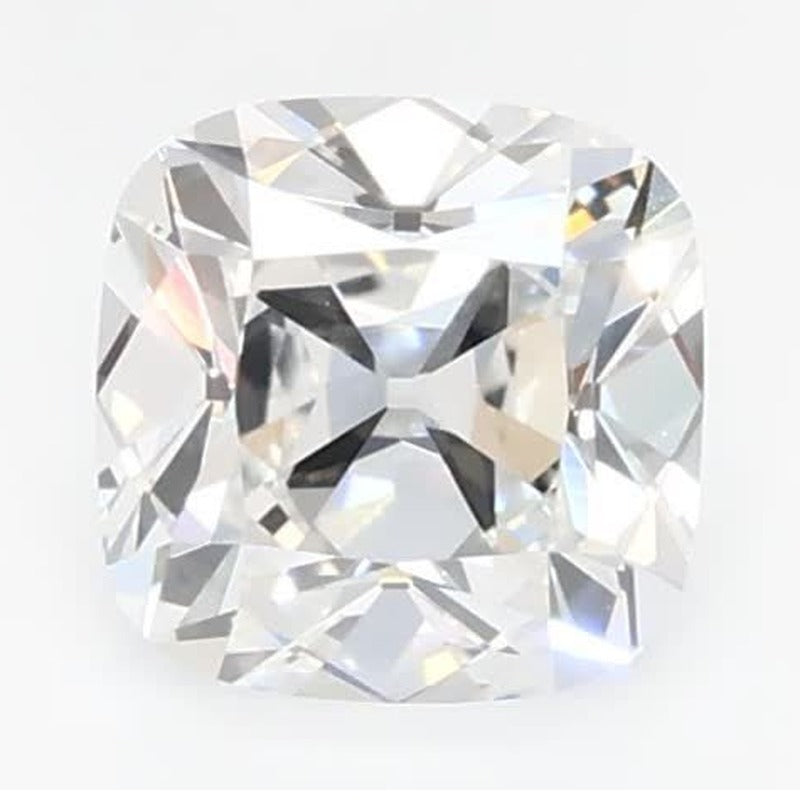 0.64 ct Lab-Grown Diamond – E VVS2 – Cushion Cut – Old Mine Cut – GCAL Certified — Sapphire Row · cut7
