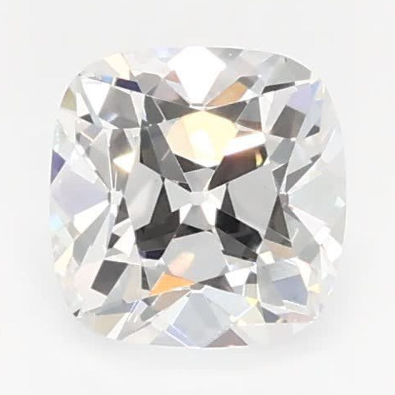 0.60 ct Lab-Grown Diamond – F VVS2 – Cushion Cut – Old Mine Cut – GCAL Certified — Sapphire Row · cut7