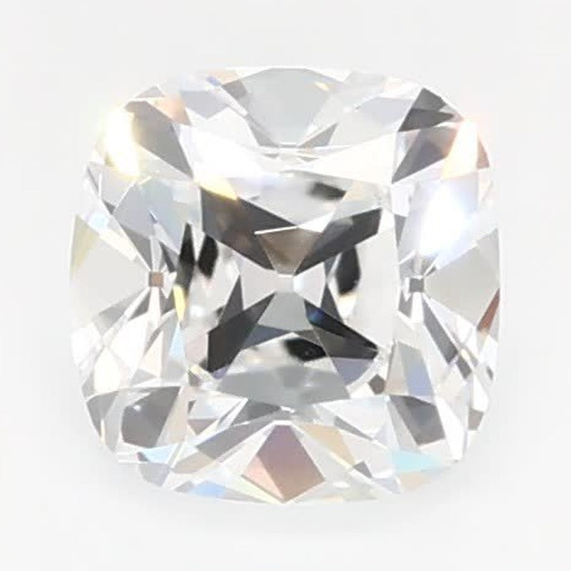 0.60 ct Lab-Grown Diamond – E VS1 – Cushion Cut – Old Mine Cut – GCAL Certified — Sapphire Row · cut7
