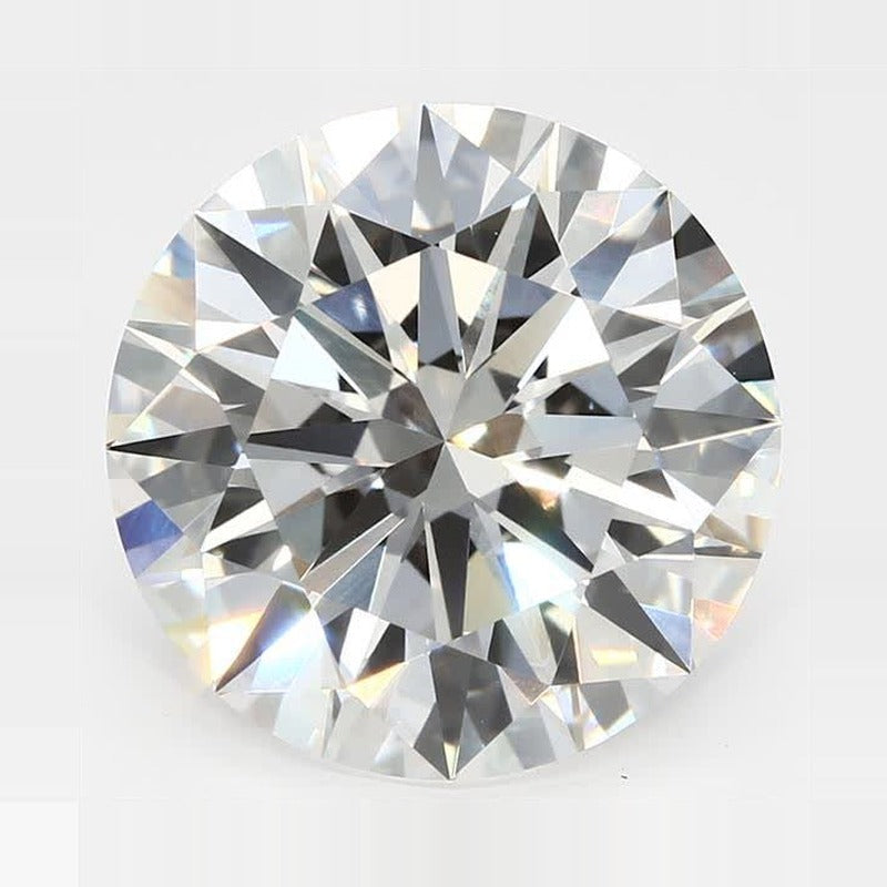 6.59 ct Lab-Grown Diamond – H VVS2 – Round Cut – GCAL Certified — Sapphire Row · cut7