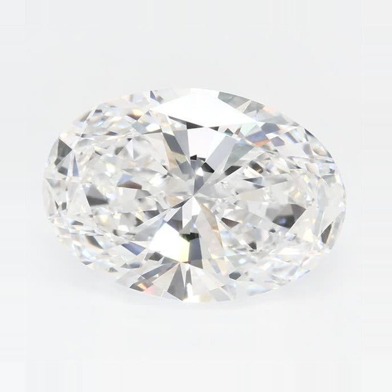 4.09 ct Lab-Grown Diamond – D VVS2 – Oval Cut – GCAL Certified — Sapphire Row · cut7