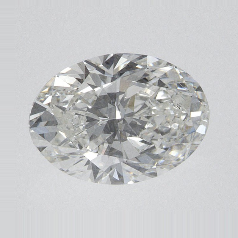 0.90 ct Natural Diamond – H SI2 – Oval Cut – GIA Certified — Sapphire Row · cut7