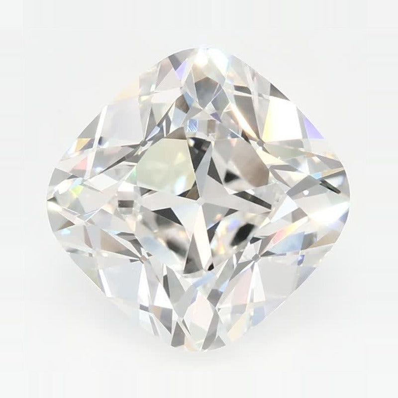 3.80 ct Lab-Grown Diamond – H VVS2 – Cushion Cut – Old Mine Cut – GCAL Certified — Sapphire Row · cut7