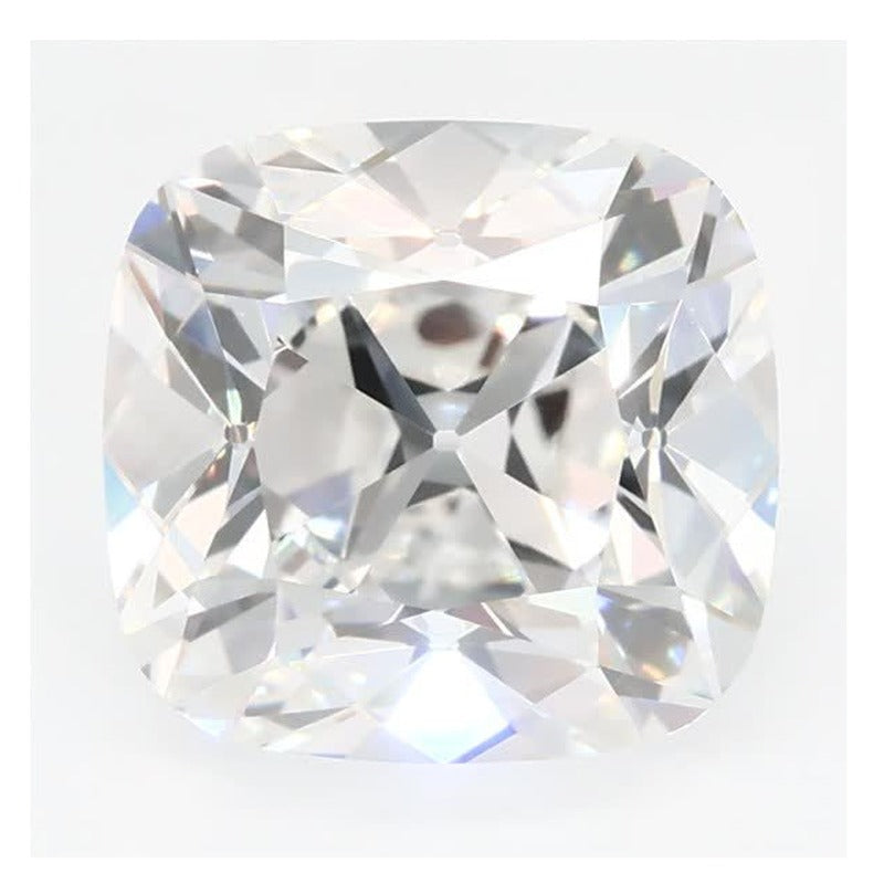 3.25 ct Lab-Grown Diamond – E VVS2 – Cushion Cut – Old Mine Cut – GCAL Certified — Sapphire Row · cut7