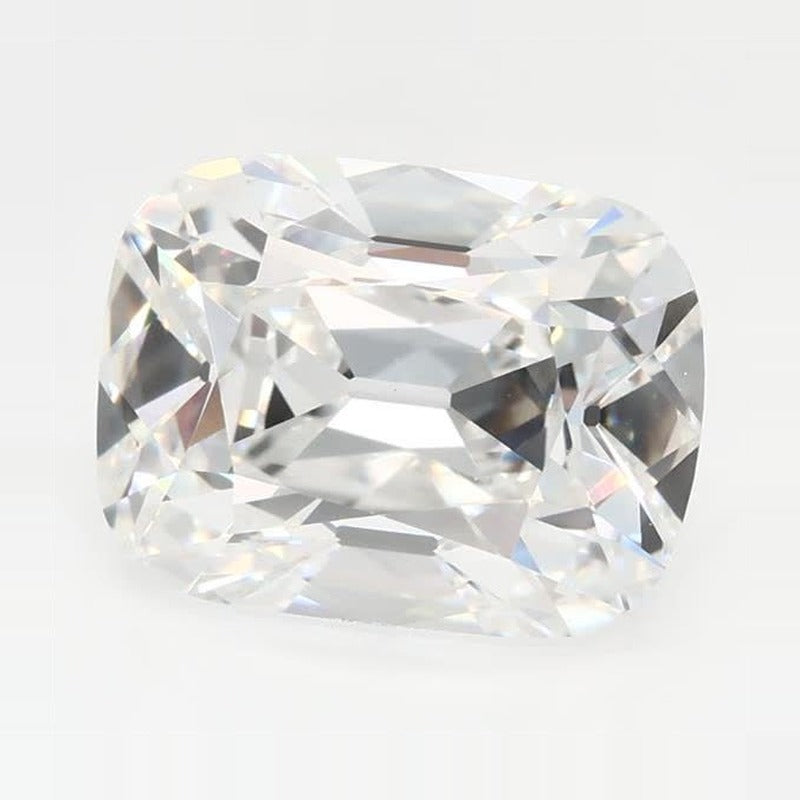 3.22 ct Lab-Grown Diamond – E VVS2 – Elongated Cushion Cut – Old Mine Cut – GCAL Certified — Sapphire Row · cut7