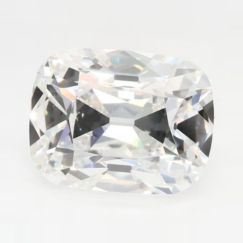 3.20 ct Lab-Grown Diamond – F VS1 – Elongated Cushion Cut – Old Mine Cut – GCAL Certified — Sapphire Row · cut7