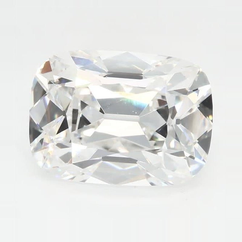 3.08 ct Lab-Grown Diamond – E VS1 – Elongated Cushion Cut – Old Mine Cut – GCAL Certified — Sapphire Row · cut7