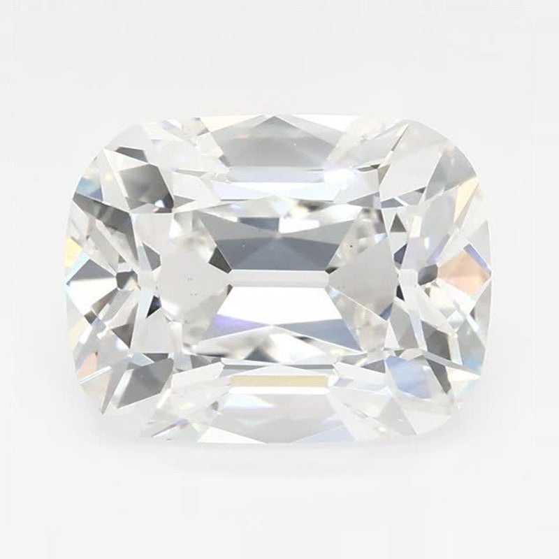 3.07 ct Lab-Grown Diamond – E VS1 – Elongated Cushion Cut – Old Mine Cut – GCAL Certified — Sapphire Row · cut7