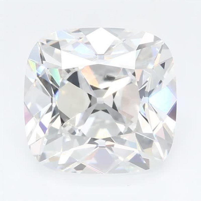 3.05 ct Lab-Grown Diamond – E VVS2 – Cushion Cut – Old Mine Cut – GCAL Certified — Sapphire Row · cut7