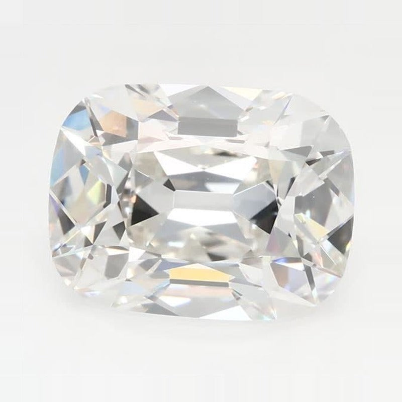 3.01 ct Lab-Grown Diamond – H VVS2 – Elongated Cushion Cut – Old Mine Cut – GCAL Certified — Sapphire Row · cut7