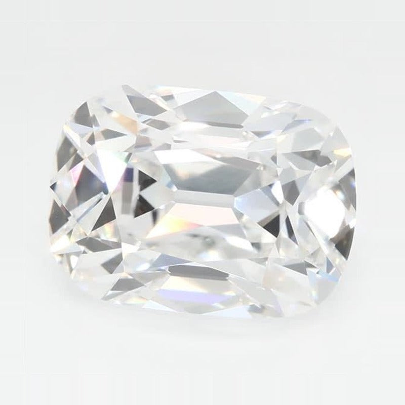2.89 ct Lab-Grown Diamond – E VVS2 – Elongated Cushion Cut – Old Mine Cut – GCAL Certified — Sapphire Row · cut7