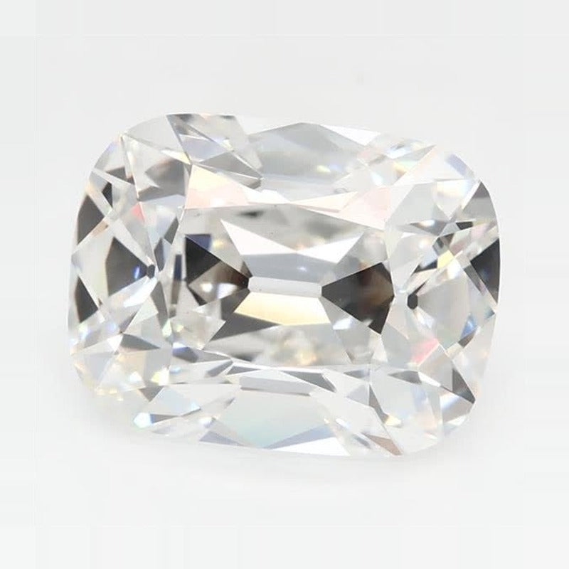 2.88 ct Lab-Grown Diamond – F VVS2 – Elongated Cushion Cut – Old Mine Cut – GCAL Certified — Sapphire Row · cut7