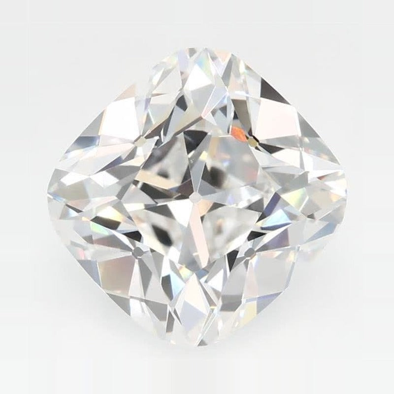 2.86 ct Lab-Grown Diamond – E VS1 – Cushion Cut – Old Mine Cut – GCAL Certified — Sapphire Row · cut7