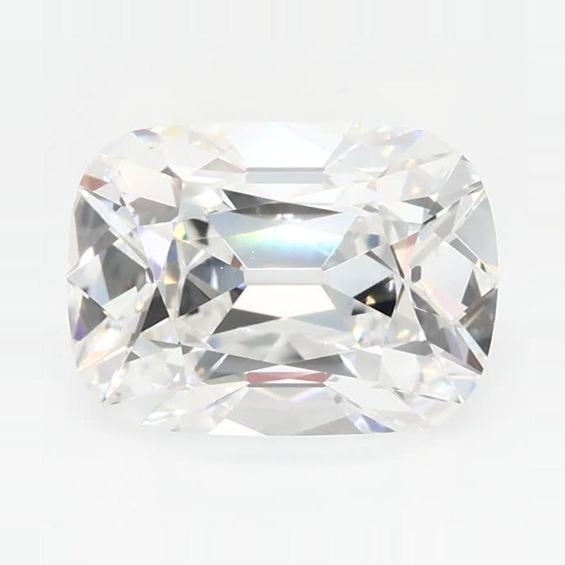 2.65 ct Lab-Grown Diamond – E VVS2 – Elongated Cushion Cut – Old Mine Cut – GCAL Certified — Sapphire Row · cut7