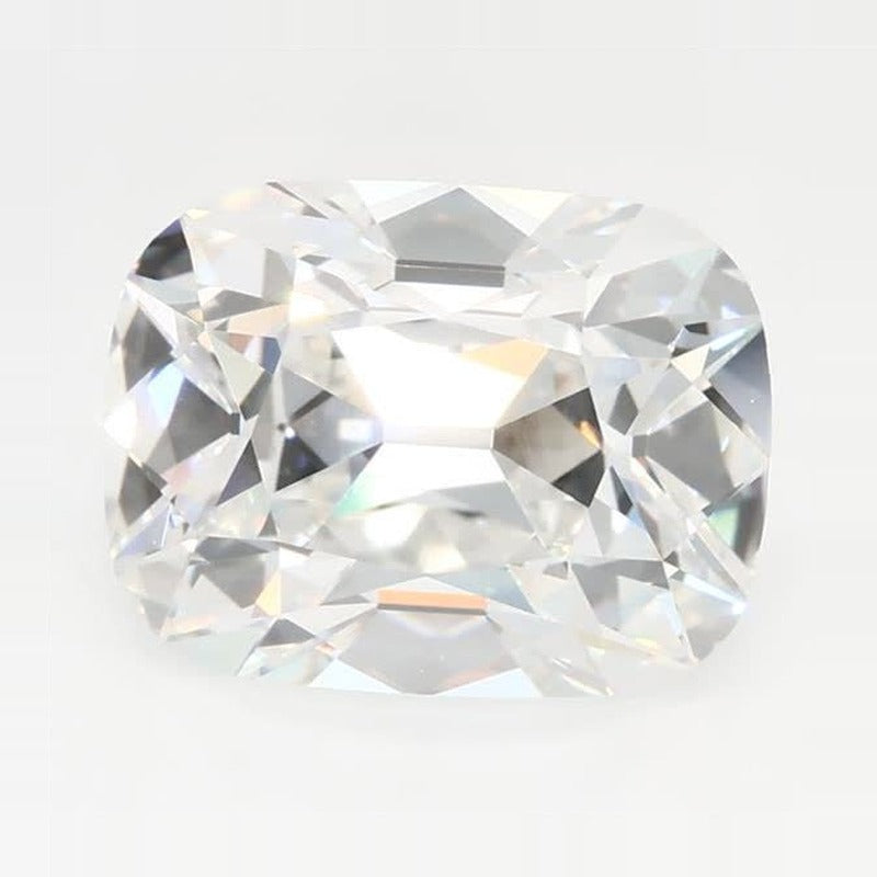 2.62 ct Lab-Grown Diamond – F VVS2 – Elongated Cushion Cut – Old Mine Cut – GCAL Certified — Sapphire Row · cut7