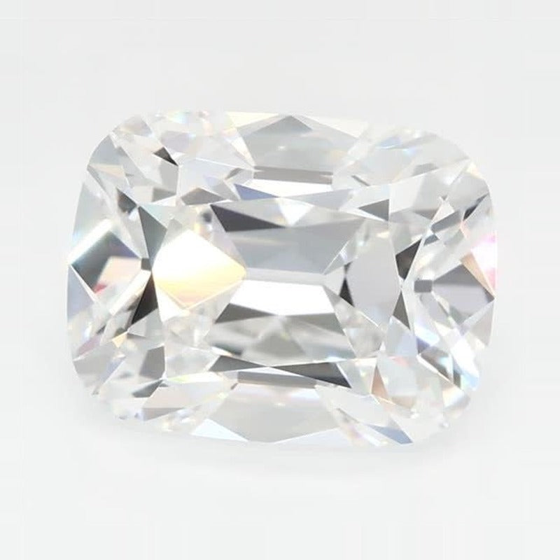 2.09 ct Lab-Grown Diamond – E VVS2 – Elongated Cushion Cut – Old Mine Cut – GCAL Certified — Sapphire Row · cut7