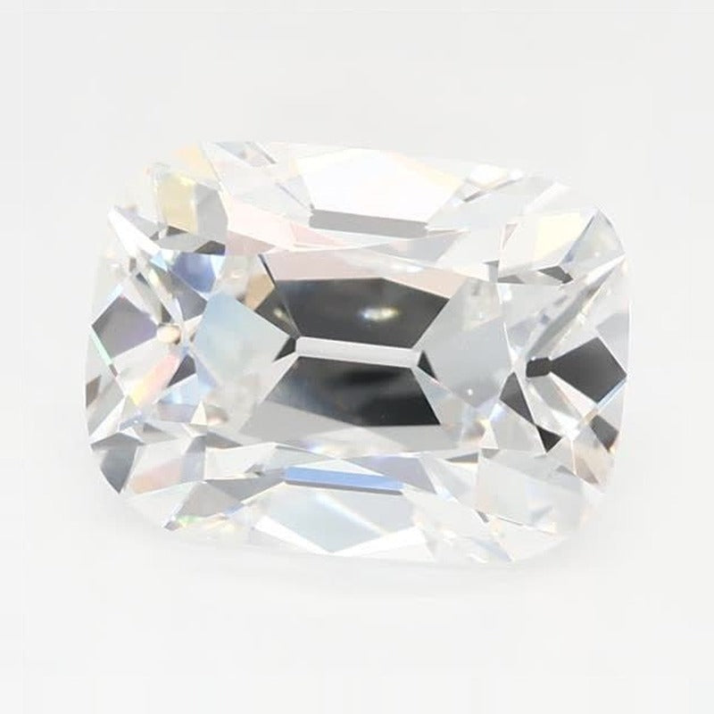 2.08 ct Lab-Grown Diamond – E VVS2 – Elongated Cushion Cut – Old Mine Cut – GCAL Certified — Sapphire Row · cut7