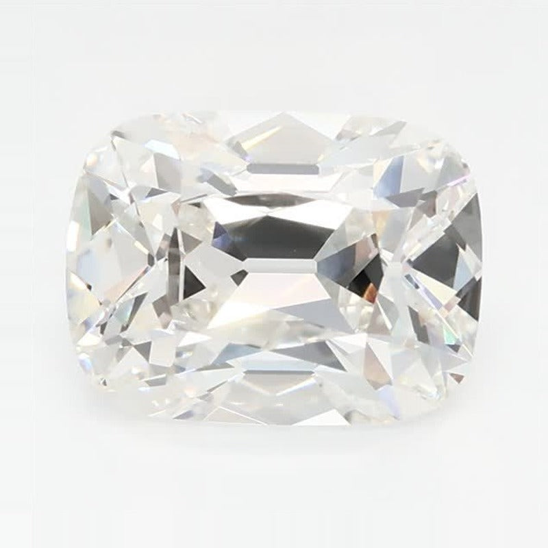 2.05 ct Lab-Grown Diamond – F VVS2 – Elongated Cushion Cut – Old Mine Cut – GCAL Certified — Sapphire Row · cut7