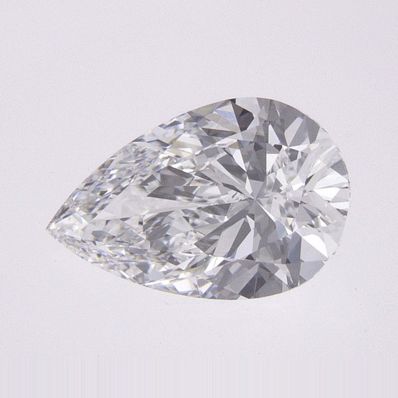 0.85 ct Lab-Grown Diamond – D VVS2 – Pear Cut – IGI Certified — Sapphire Row · cut7