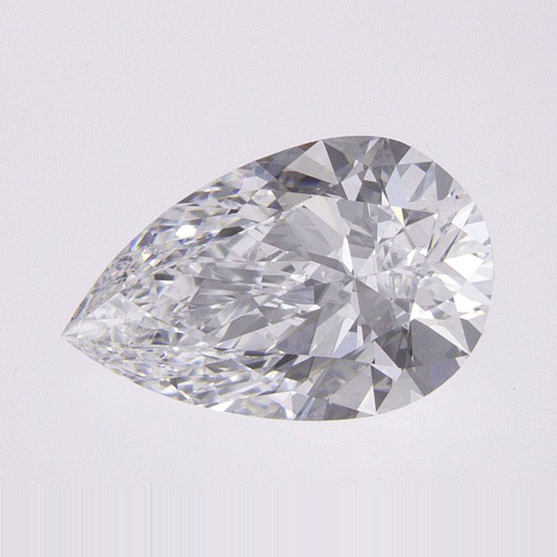 0.85 ct Lab-Grown Diamond – D VVS2 – Pear Cut – IGI Certified — Sapphire Row · cut7