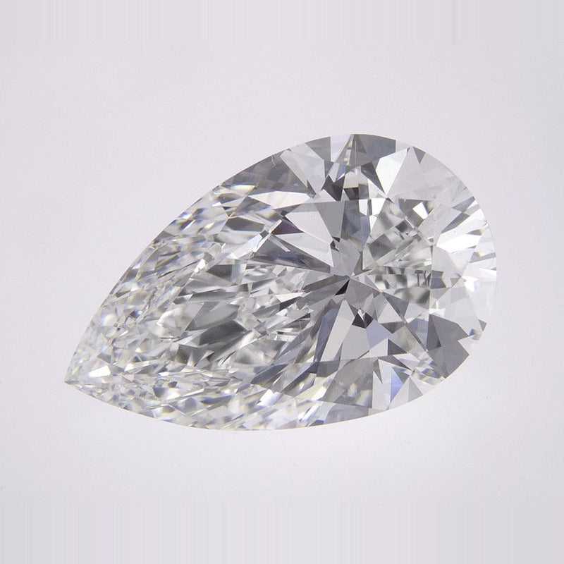 5.05 ct Lab-Grown Diamond – E VVS2 – Pear Cut – IGI Certified — Sapphire Row · cut7