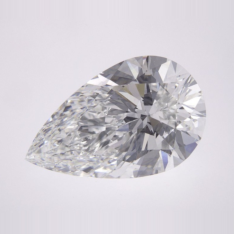 5.10 ct Lab-Grown Diamond – E VVS2 – Pear Cut – IGI Certified — Sapphire Row · cut7