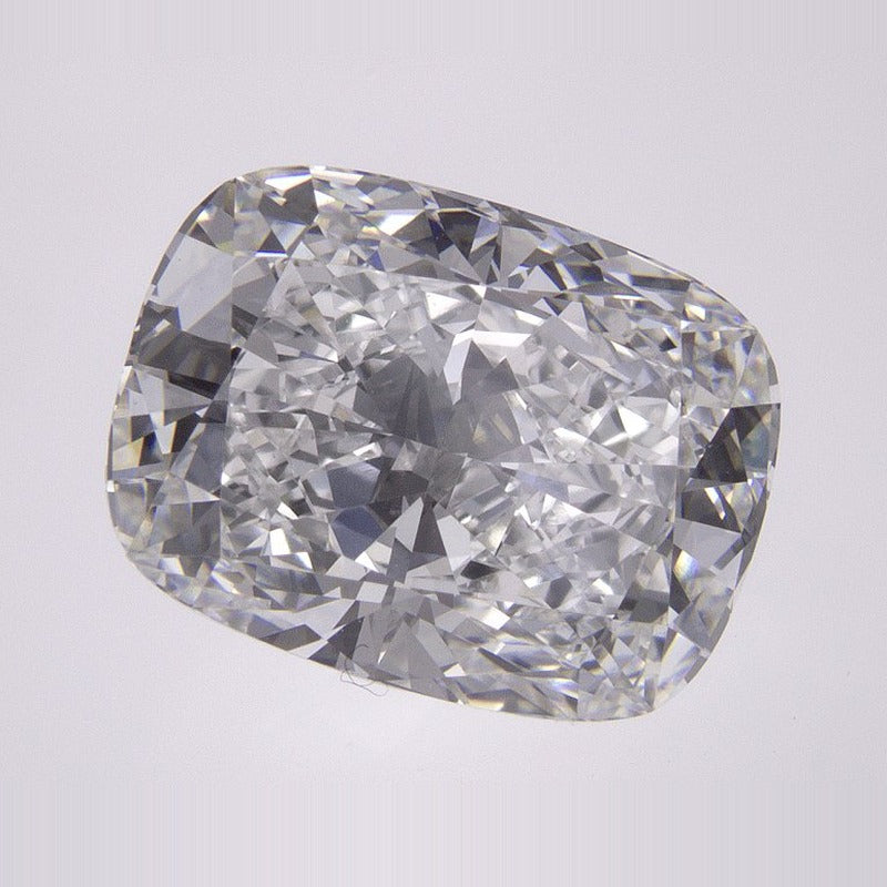 4.14 ct Lab-Grown Diamond – E VVS2 – Elongated Cushion Cut – IGI Certified — Sapphire Row · cut7