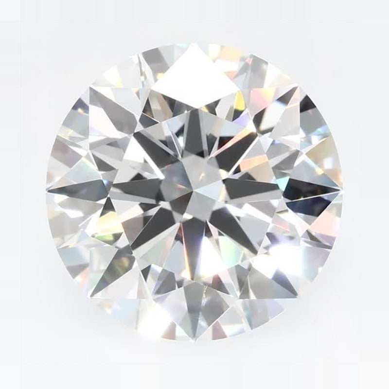 4.08 ct Lab-Grown Diamond – E VVS2 – Round Cut – GCAL Certified — Sapphire Row · cut7