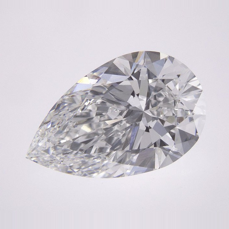 4.07 ct Lab-Grown Diamond – E VVS2 – Pear Cut – IGI Certified — Sapphire Row · cut7