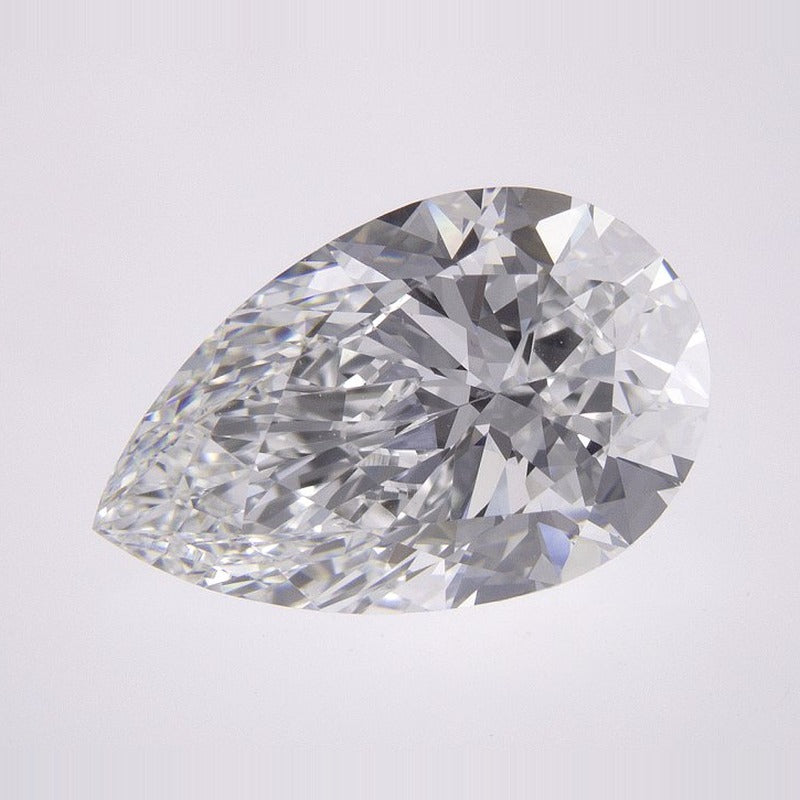 3.99 ct Lab-Grown Diamond – E VVS2 – Pear Cut – IGI Certified — Sapphire Row · cut7