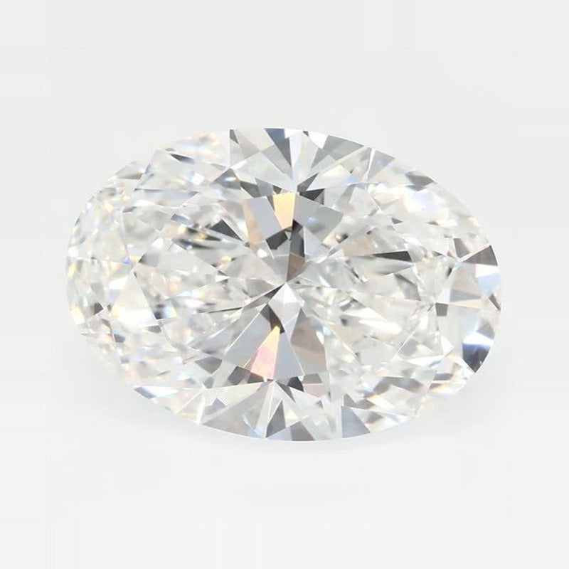 3.63 ct Lab-Grown Diamond – E VVS2 – Oval Cut – GCAL Certified — Sapphire Row · cut7