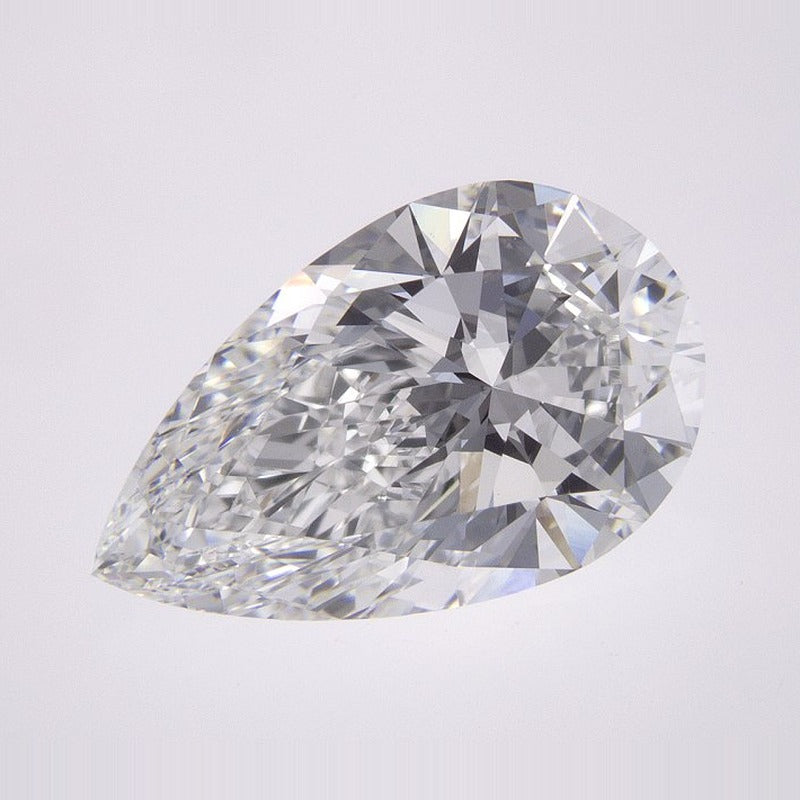 3.58 ct Lab-Grown Diamond – E VVS2 – Pear Cut – IGI Certified — Sapphire Row · cut7