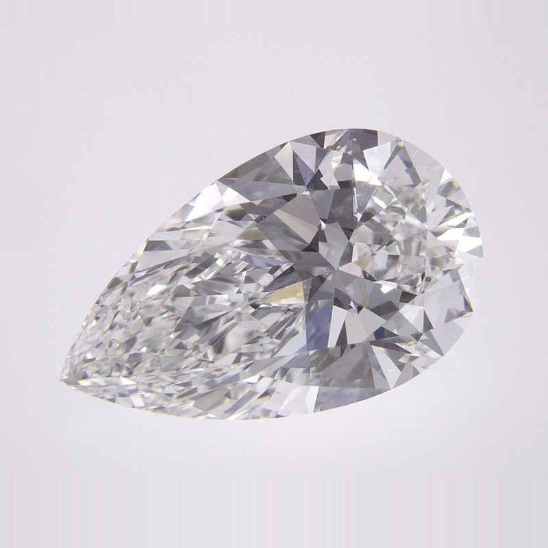 3.56 ct Lab-Grown Diamond – E VVS2 – Pear Cut – IGI Certified — Sapphire Row · cut7