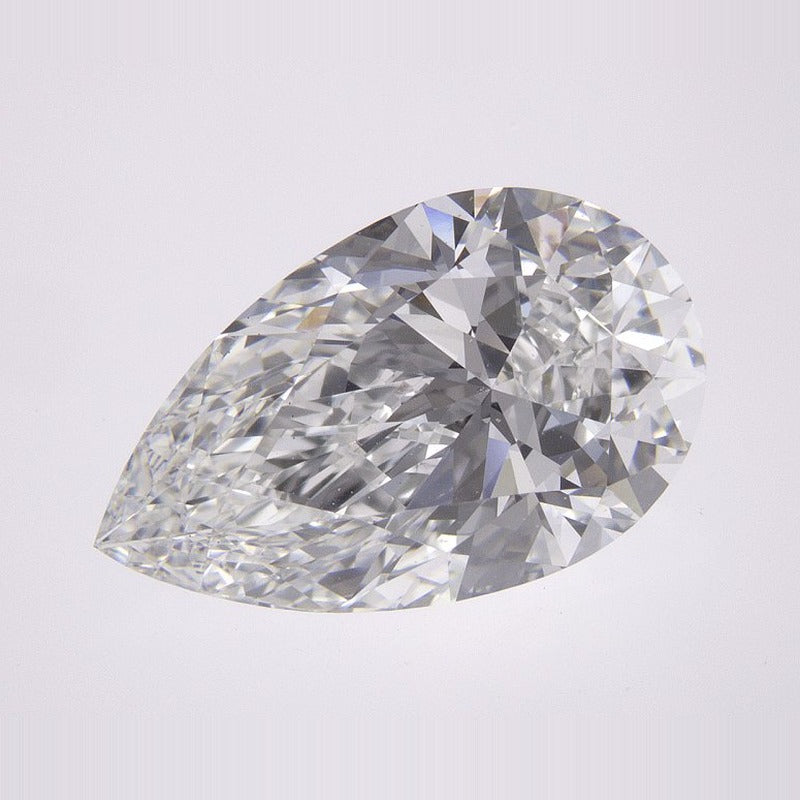 3.50 ct Lab-Grown Diamond – E VS1 – Pear Cut – IGI Certified — Sapphire Row · cut7