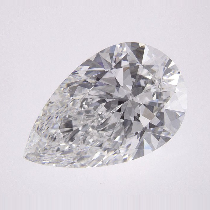 3.46 ct Lab-Grown Diamond – E VVS2 – Pear Cut – IGI Certified — Sapphire Row · cut7