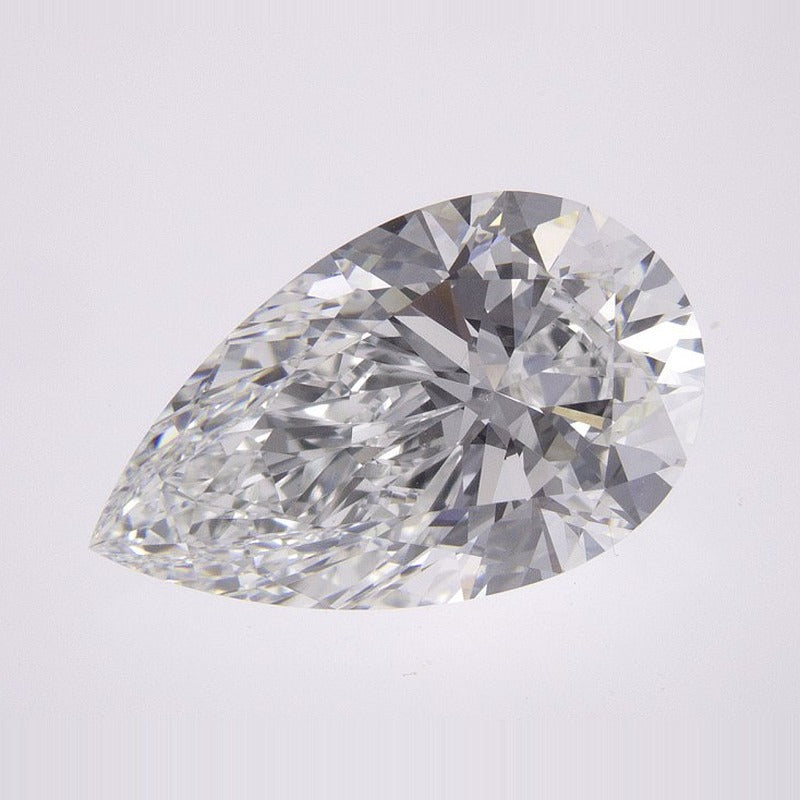 3.09 ct Lab-Grown Diamond – E VS1 – Pear Cut – GIA Certified — Sapphire Row · cut7