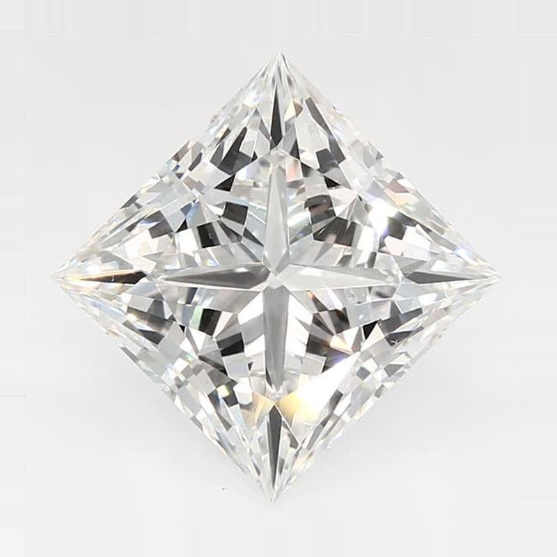 2.94 ct Lab-Grown Diamond – E VVS2 – Square Cut – GCAL Certified — Sapphire Row · cut7