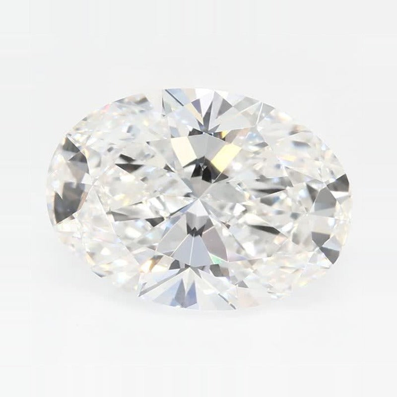 2.79 ct Lab-Grown Diamond – F VVS2 – Oval Cut – GCAL Certified — Sapphire Row · cut7