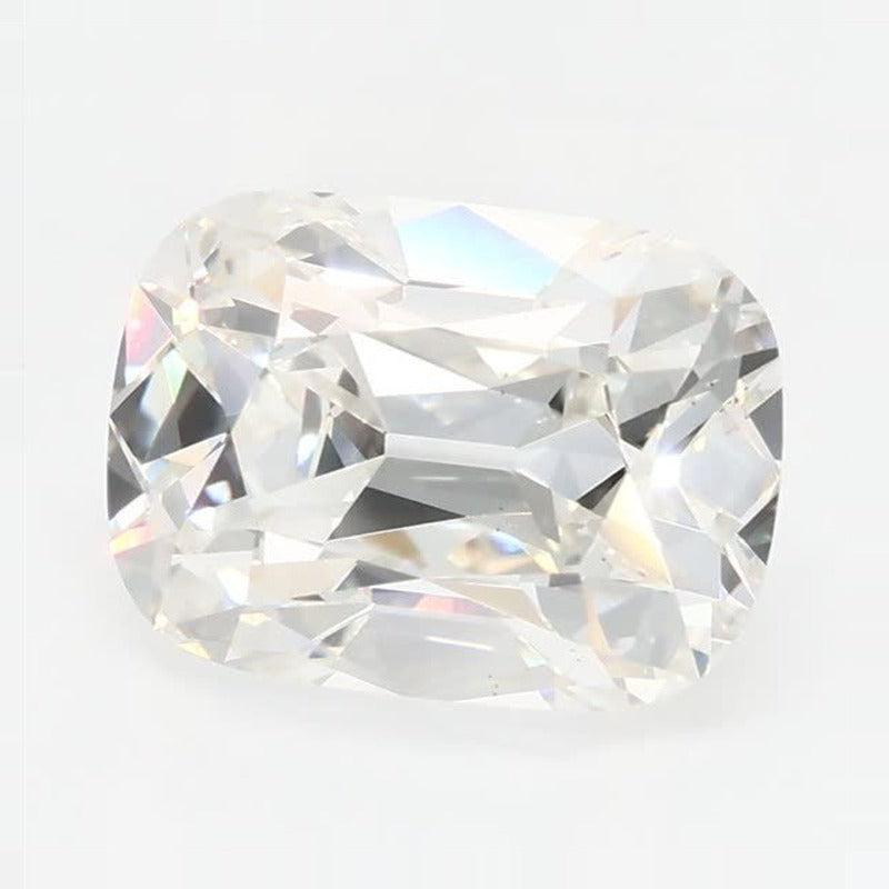 2.52 ct Lab-Grown Diamond – H VS2 – Elongated Cushion Cut – Old Mine Cut – GCAL Certified — Sapphire Row · cut7
