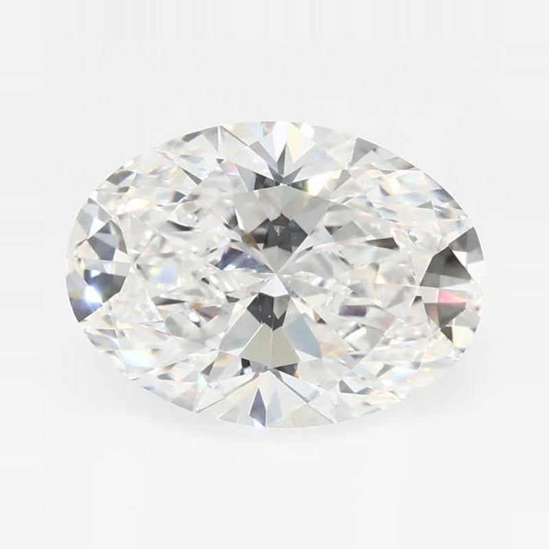 2.43 ct Lab-Grown Diamond – E VVS1 – Oval Cut – GCAL Certified — Sapphire Row · cut7